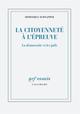 LA CITOYENNETE A L'EPREUVE  -  LA DEMOCRATIE ET LES JUIFS 